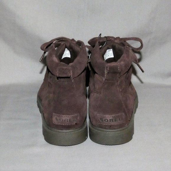 Sorel brown suede waterproof lace-up boots - Picture 7 of 10